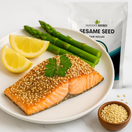 Mayan's Secret Certified Organic hulled Sesame Seeds, 2 Lbs - Gluten Free, Raw, Keto Friendly