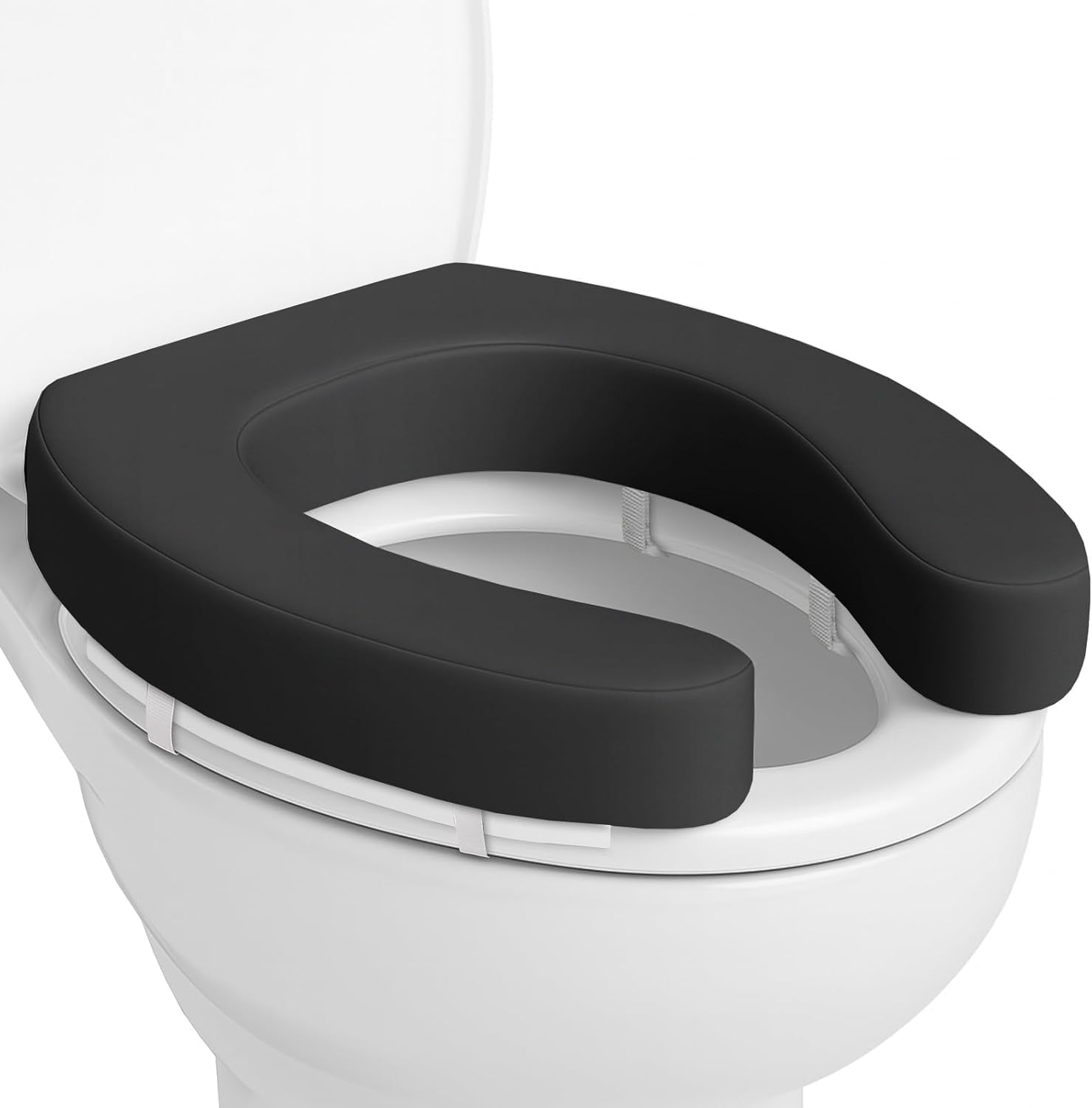 Vive Toilet Seat Cushion (Soft Cushioned Foam) - Easy Clean Soft Padded