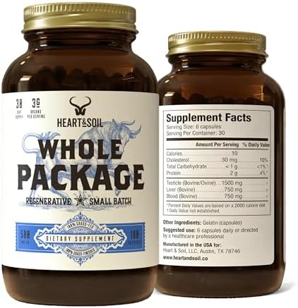 HEART & SOIL Whole Package Supplement, 180 Capsules