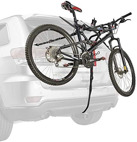 Allen Sports Ultra Compact Folding 1-Bike Trunk Mount Rack, Model MT1-B, Gray powder coated