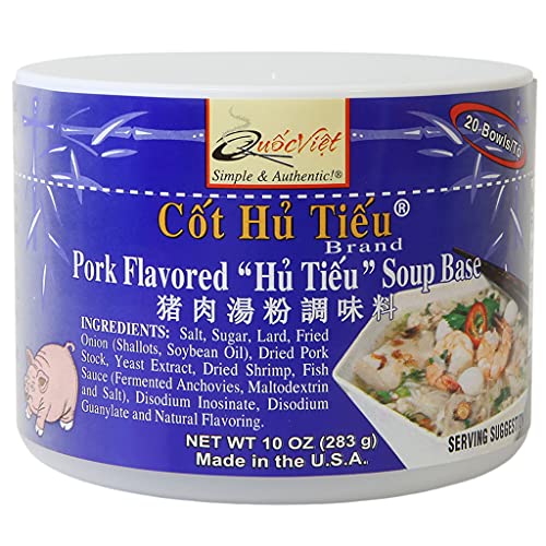 Quoc Viet Foods Cot Bun Bo Hue Style Beef Flavored Soup Base, 10 oz.