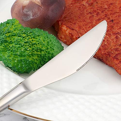 Silverware Set Stainless Steel 20 Piece Flatware Set Kitchen Cutlery Heavyweigh Utensil Service for 4 Include Knife Fork Spoon, Mirror Finish