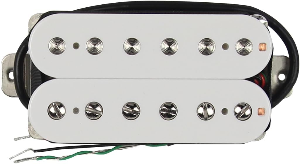 FLEOR Alnico 5 Guitar Pickup Double Coil Humbucker Pickups Neck and Bridge Set Black