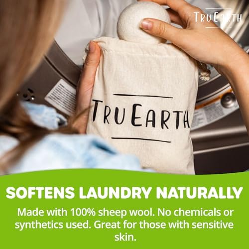 Tru Earth Wool Dryer Balls, Set of 4 XL