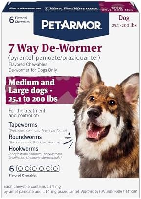 PetArmor Sure Shot Liquid Dewormer Dogs, Roundworms/Hookworms, 2oz | Ideal for Dogs & Puppies 2 Weeks+; Removes 2 Roundworms & 2 Hookworms; vet-quality formula; Precise Liquid Dosing