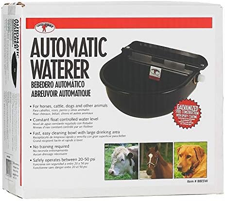 Little Giant® Automatic Livestock Waterer | Epoxy Coated Automatic Stock Waterer for Horses, Cows and Hog | Auto Horse, Pig, and Cattle Drinker