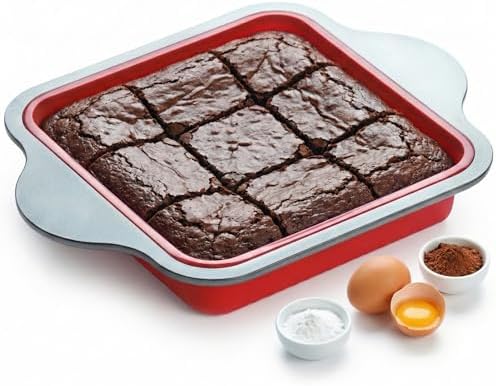 Premium Non-Stick Silicone Bread Loaf Pan, 9x5 Inches – Heavy-Duty Steel Frame, Non-Toxic, BPA & PFOA Free – Perfect for Pound Cakes, Breads, & More.