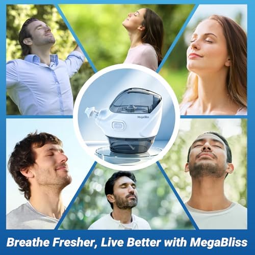 Nasal Irrigation System Nasal Irrigator Sinus Rinse Machine | Electric Nasal Cleaner for Congestion Relief | Sinus Rinse & Suction Dual-Powered