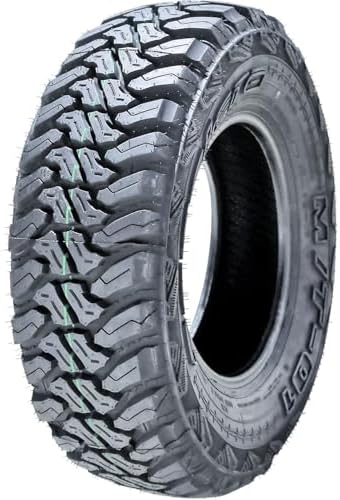 Accelera M/T-01 LT31X10.50R15 109Q Mud Terrain C (6 Ply) All Season Tire | Light Truck Mud Terrain All Season Traction 109Q Rated C (6 Ply) Radial Construction Black Sidewall Tire