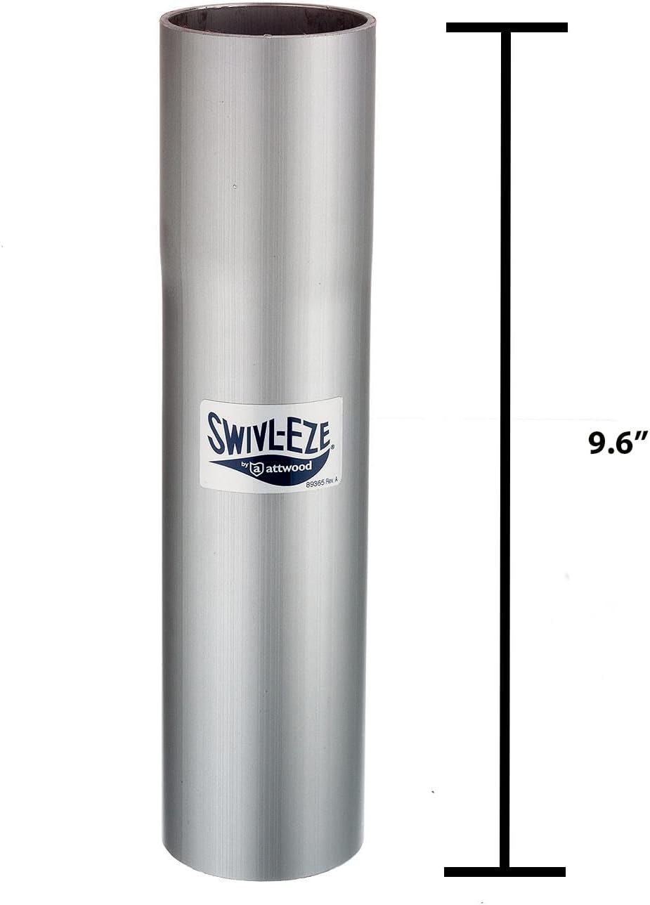 attwood Fixed Height 14.6" Seat Extension Post for 15" 238 Series Seat Pedestal Assembly