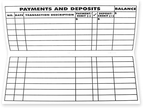 Large Print Check Register 2021-2022-2023 Calendars (10 Registers)