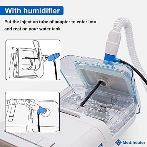 Medihealer Tubing Adapter -Tubing Adapter Compatible with AirSense 10 & for AirCurve 10 Series,for System One Series, for S9/S10 Series Machines