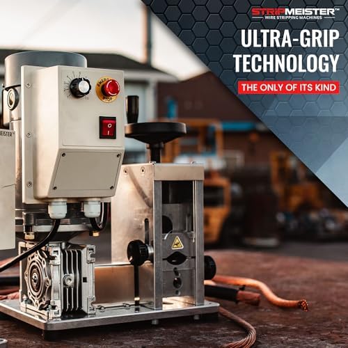 Automatic Wire Stripping Machine – StripMeister E1000 Electric Heavy‑Duty Wire Stripper for Copper & Aluminum Cables up to 1‑3/4”