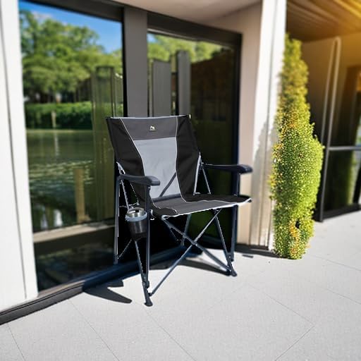 GCI Outdoor Eazy Chair, Folding Camping Chair for Adults