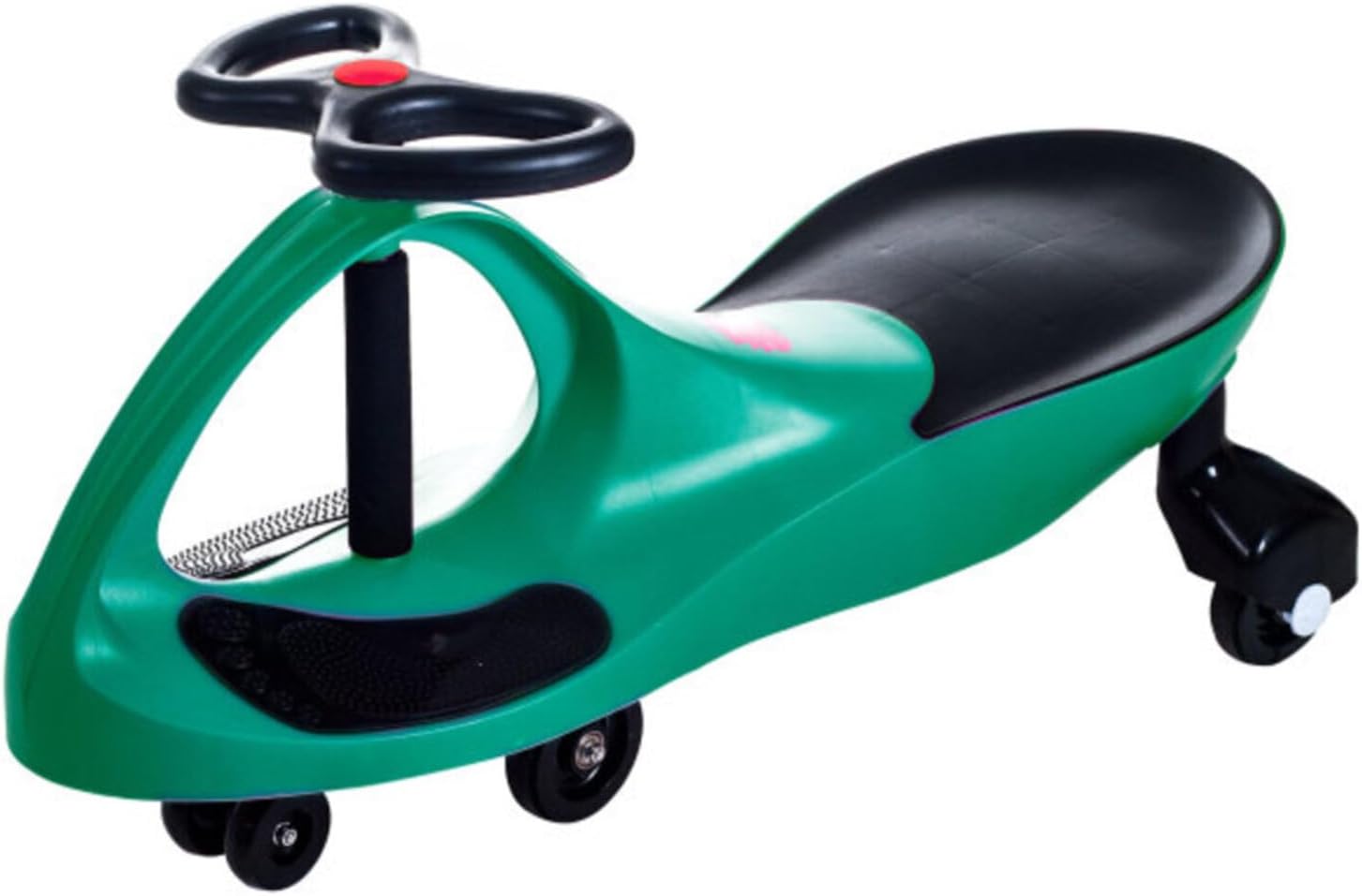 Wiggle Car Ride On Toy - No Batteries, Gears or Pedals - Twist, Swivel, Go - Outdoor Ride Ons for Kids 3 Years and Up by Lil' Rider (Hot Pink and Black)