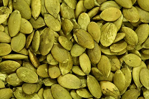 Yupik Dry Roasted Pumpkin Seeds, No Shell, 2.2 lb (35.3 oz), Gluten-Free, GMO-Free, Kosher, Shelled Pepitas, Unsalted, Oil-Free, Plant-Based Protein, Fiber Source, Ideal for Baking & Topping