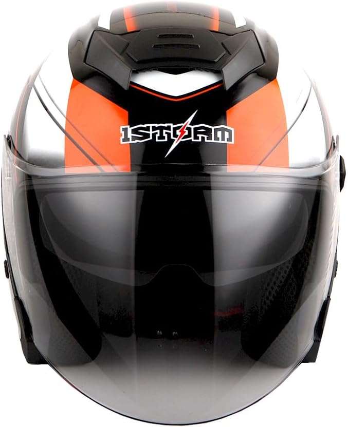 1Storm Motorcycle Open Face Helmet Scooter Classical Knight Bike Dual Lens/Sun Visor: HJK526