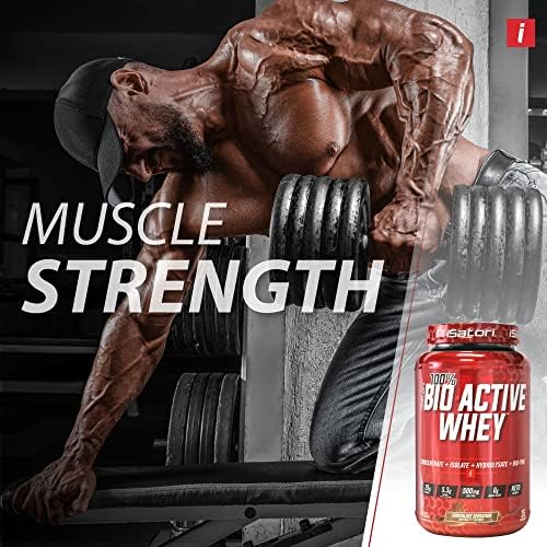iSatori 100% Bio-Active Whey Protein Chocolate Flavor - 26 Servings | Whey Isolate, Hydrolysate, Concentrate, BCAAs, Colostrum Peptides, 25g Protein Per Serving, Muscle Growth and Recovery