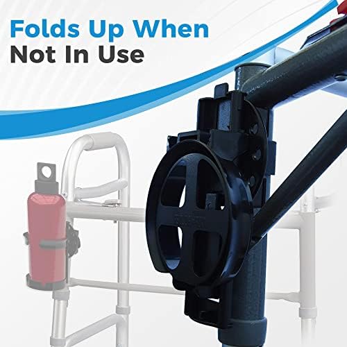 Easy Walker Cup Holder for Rollator Wheelchair Scooter, Adjustable Foldable