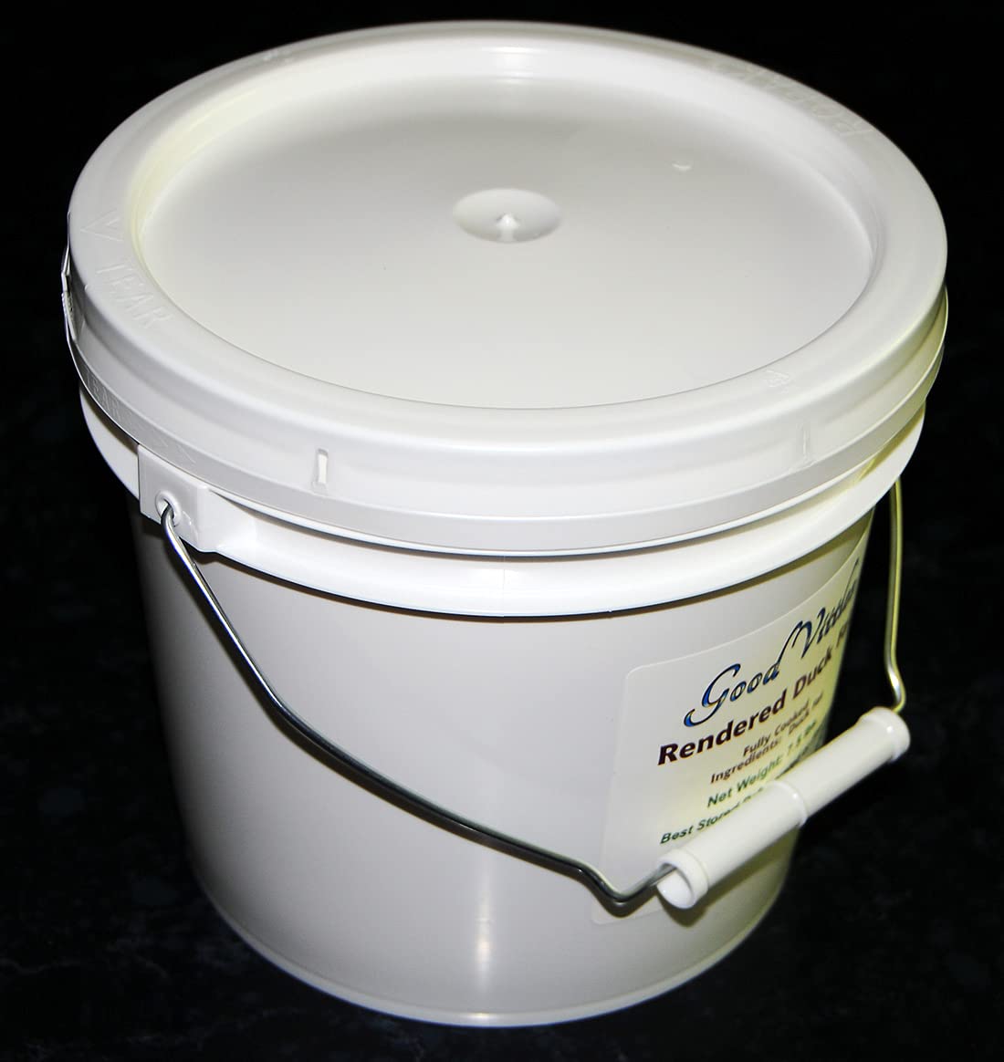Antibiotic Free Duck Fat - 1 Gallon - 7.5 Lbs.