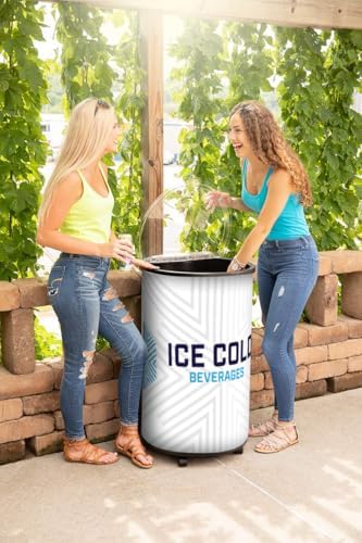 Ice Hawk 72 Quart Cooler with Wheels, Black | Durable Rotomolded Insulated, For Large Gatherings, Work, Patio, Bar, Beverages Party Events, USA Made