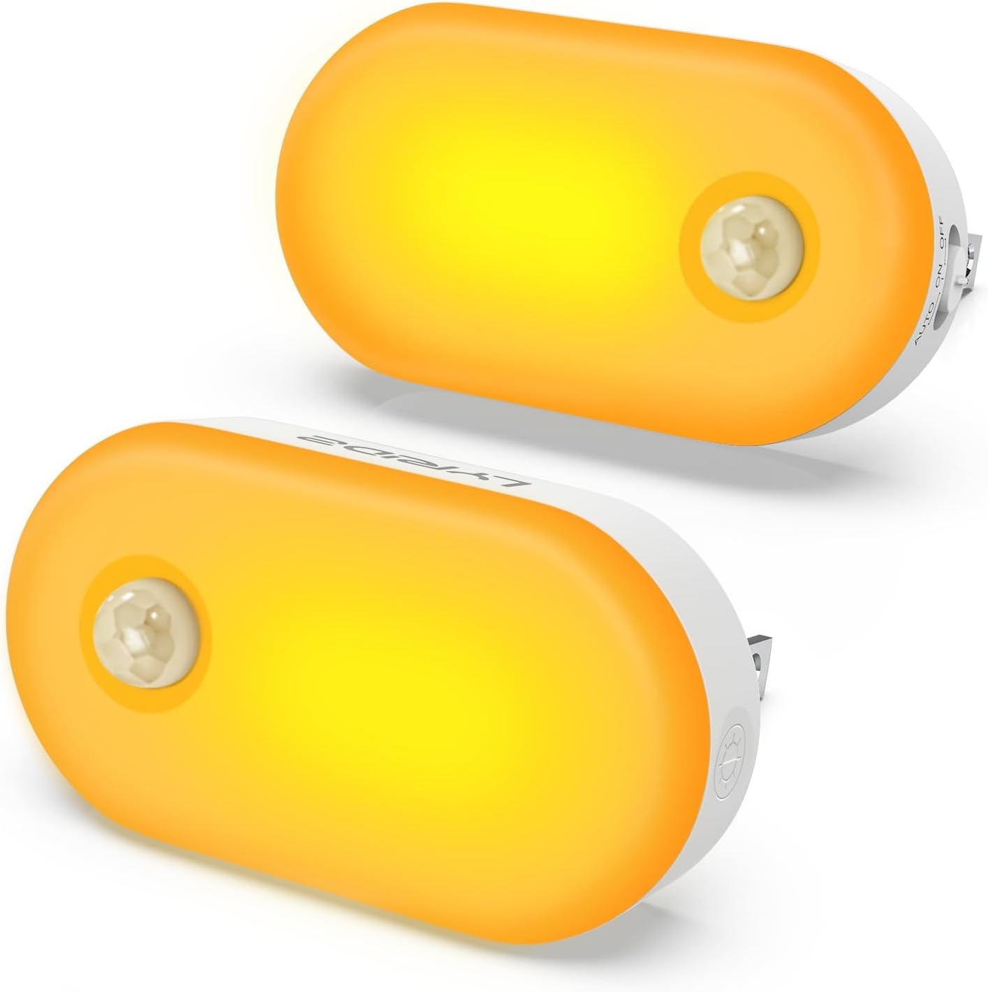 Lyridz 120 Lumens Ultra Bright Plug-in Motion Sensor Night Light, 6-Pack