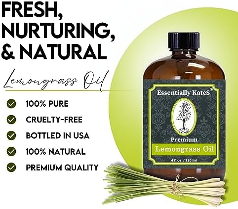 Peppermint Essential Oil 4 oz. with Huge Glass Bottle, Glass Dropper, and Sprayer. Detailed User's Guide E-Book. Skin Care, Garden Care, and Hair Care.