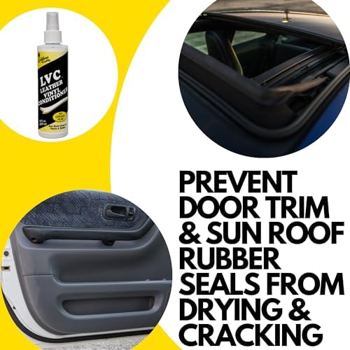CALIFORNIA CUSTOM – Leather Vinyl Conditioner LVC, Protect Your Leather, Rubber, Plastic and Vinyl from Wearing
