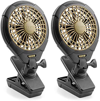 Treva 5 in Battery Powered Clip Fan with Clamp | Yes