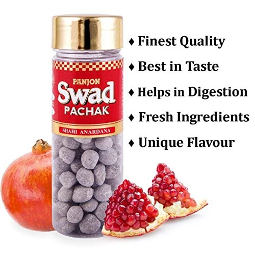 Swad MAHA SAVER PACK- Swad 25 Candy Pouchwith 3 premium bottles of Swad Pachak - ANARDANA, JEERA GOLI & KHATTA MEETHA KHAJOOR (Pack of 3)