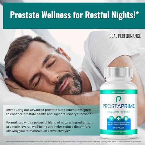 ProstaPrime for Men Capsules, Advanced Prosta Prime Prostate Health Supplements Pills - Maximum Strength for Daily Wellness