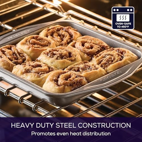 Circulon Total Nonstick Baking Pan / Nonstick Cake Pan, Round - 9 Inch, Gray