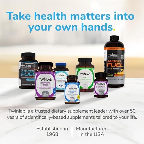Twinlab Ripped Fuel Extreme - Energy Supplement to Support Weight Management & Muscle Health - 60 Capsules