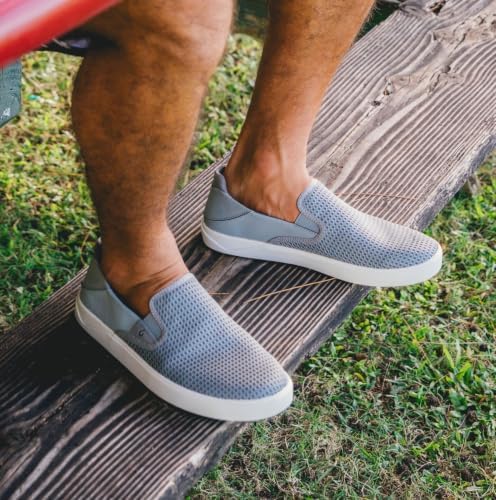 OluKai Lae'ahi Men's Slip On Shoes, Breathable Everyday Sneaker
