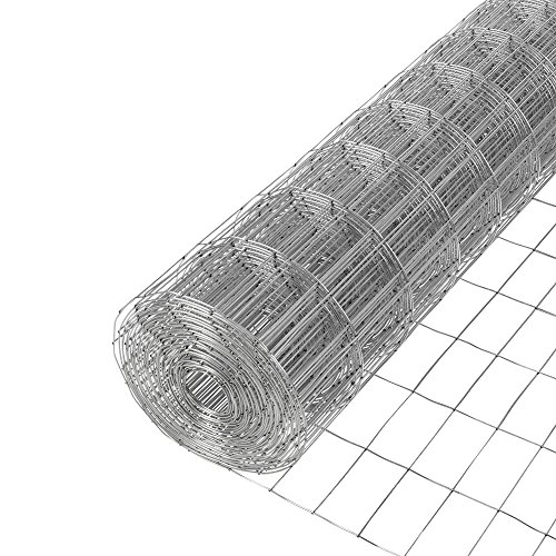 YARDGARD 2 in. x 4 in. Mesh Welded Wire Fence Roll, 36 in. x 100 ft., 14-Gauge Galvanized Steel Fence for Animal Enclosures, Garden Protection and Property Fencing, Rabbit Control an Utility Fence
