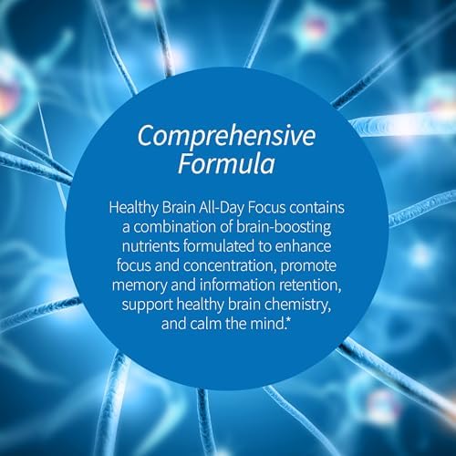 Applied Nutrition Healthy Brain All-Day Focus Cognitive Support (2 Pack)