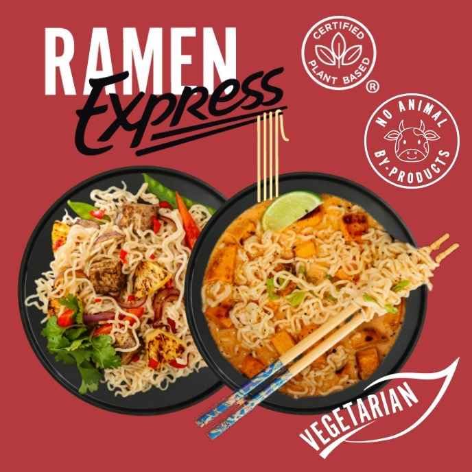 RAMEN EXPRESS Chicken Flavor Ramen Noodle Packs