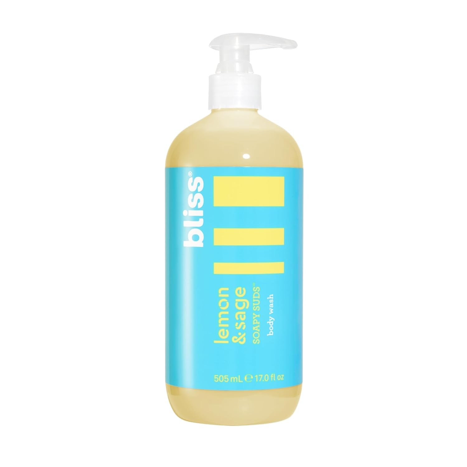 Bliss Soapy Suds Lemon and Sage Body Wash Cleanser - 17 Fl Oz - Skin-Loving