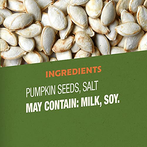 BIGS Pumpkin Seeds, Simply Salted Homestyle Flavor, 5 oz. (Pack of 12)