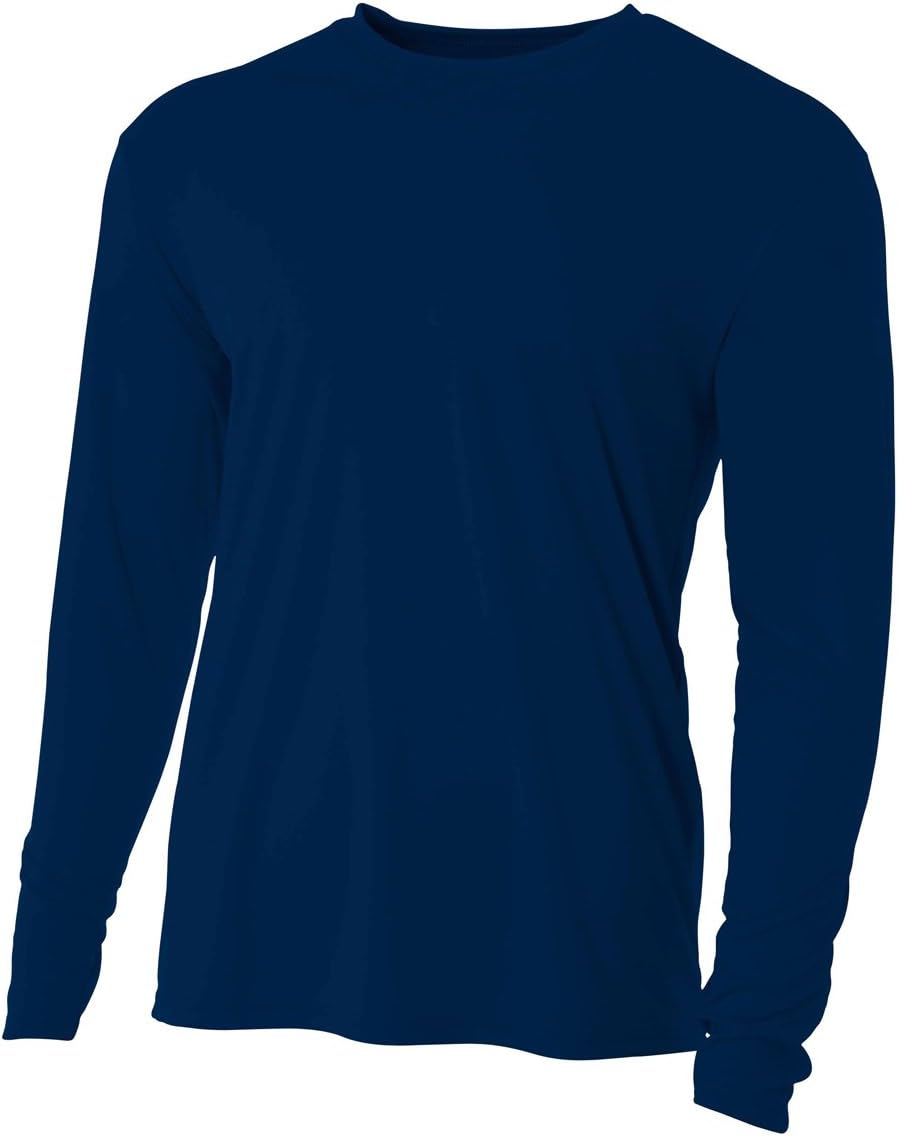 A4 Men's Cooling Performance Crew Long Sleeve Tee