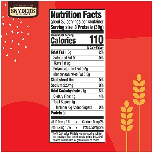 Snyder's of Hanover Pretzel Rods, 12 oz