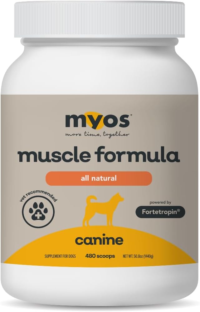 MYOS Canine Muscle Formula - Dog Muscle Builder & Mobility Support - 180 g