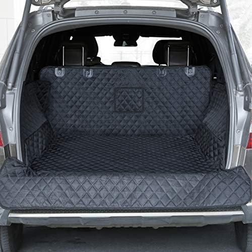PETICON SUV Cargo Liner for Dogs, Trunk Cover with Bumper Flap Protector