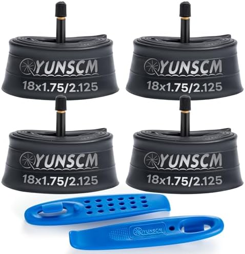 18" Bike Tubes 18x1.75/1.95/2.10/2.125 Bicycle Tire Tubes Schrader Valve