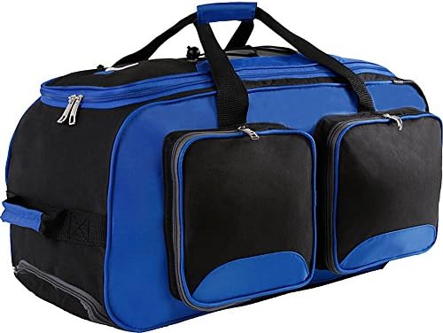 Fila 22" Lightweight Carry On Rolling Duffel Bag, Neon Lime, One Size