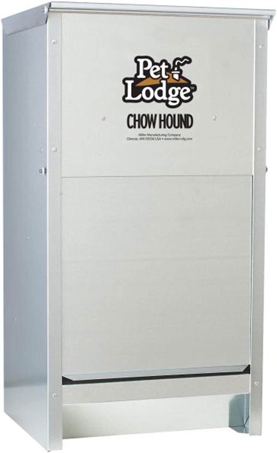 Little Giant Chow Hound Heavy Gauge, 25 Pound Capacity, Silver, Pack of 2