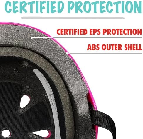 Dry Erase Kids Helmet – Ideal for Bike, Skate, Scooter, in-Line Skating and Rollerblading