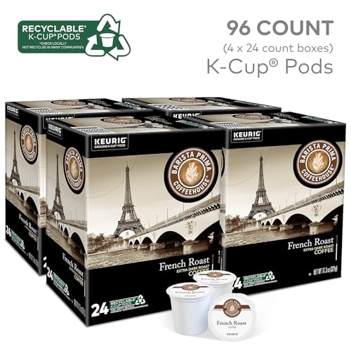 Barista Prima Coffeehouse 6611 French Roast K-Cups Coffee Pack, 24/box