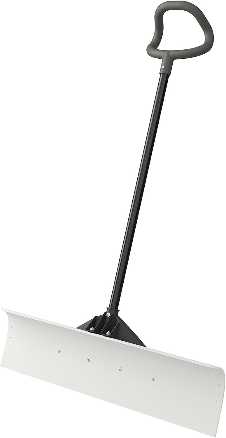 Suncast 36" Snow Pusher with Steel Core Shade and Non-Stick Blade Surface