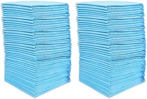 (100 Pads) CalPalmy Ultra Absorbency Pet Toilet Training Pads 18" x 13" Moisture Locking Technology Turns Liquid into Gel - Perfect for Rabbits and